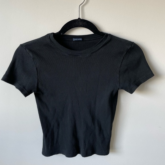 Brandy Melville Tops - Black Brandy Melville Crop Top, One Size